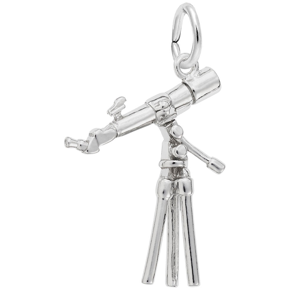 Science Telescope Charm for Astronomy Lovers - Rembrandt Charms 2415