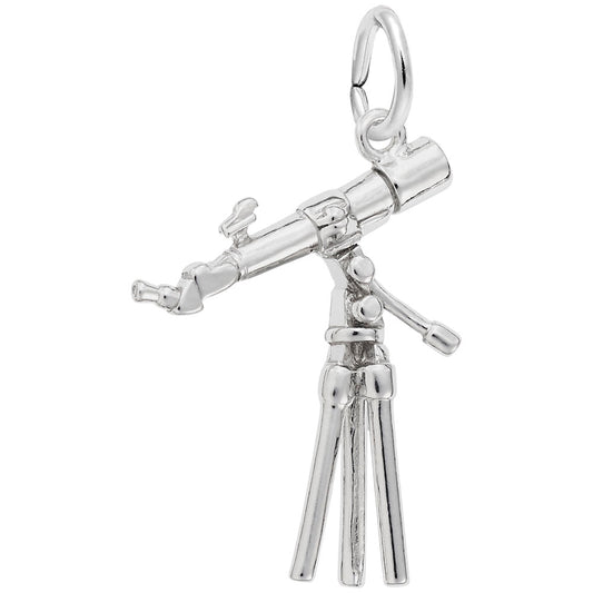 Science Telescope Charm for Astronomy Lovers - Rembrandt Charms 2415