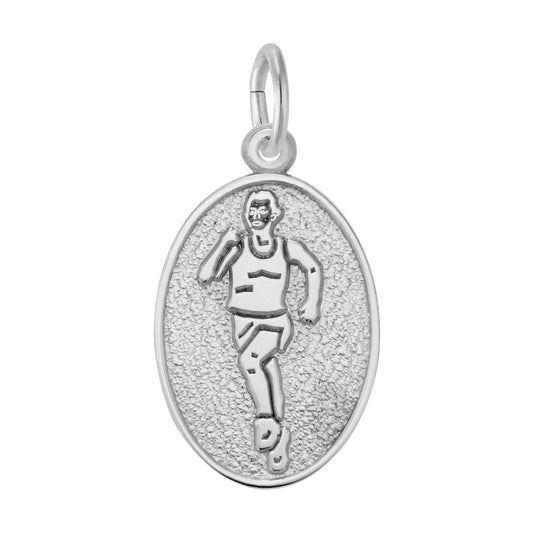 Runner Oval Disc Charm