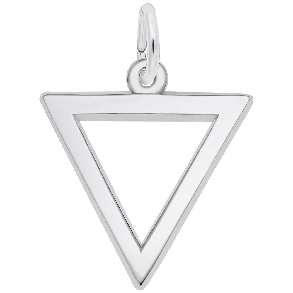 Trinity Triangle Charm - Symbol of Unity & Strength for Jewelry 2427
