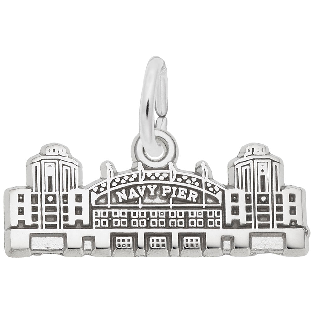 Navy Pier Charm - Unique Travel Souvenir for Charm Bracelets 2449