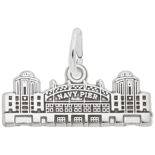 Navy Pier Charm - Unique Travel Souvenir for Charm Bracelets 2449