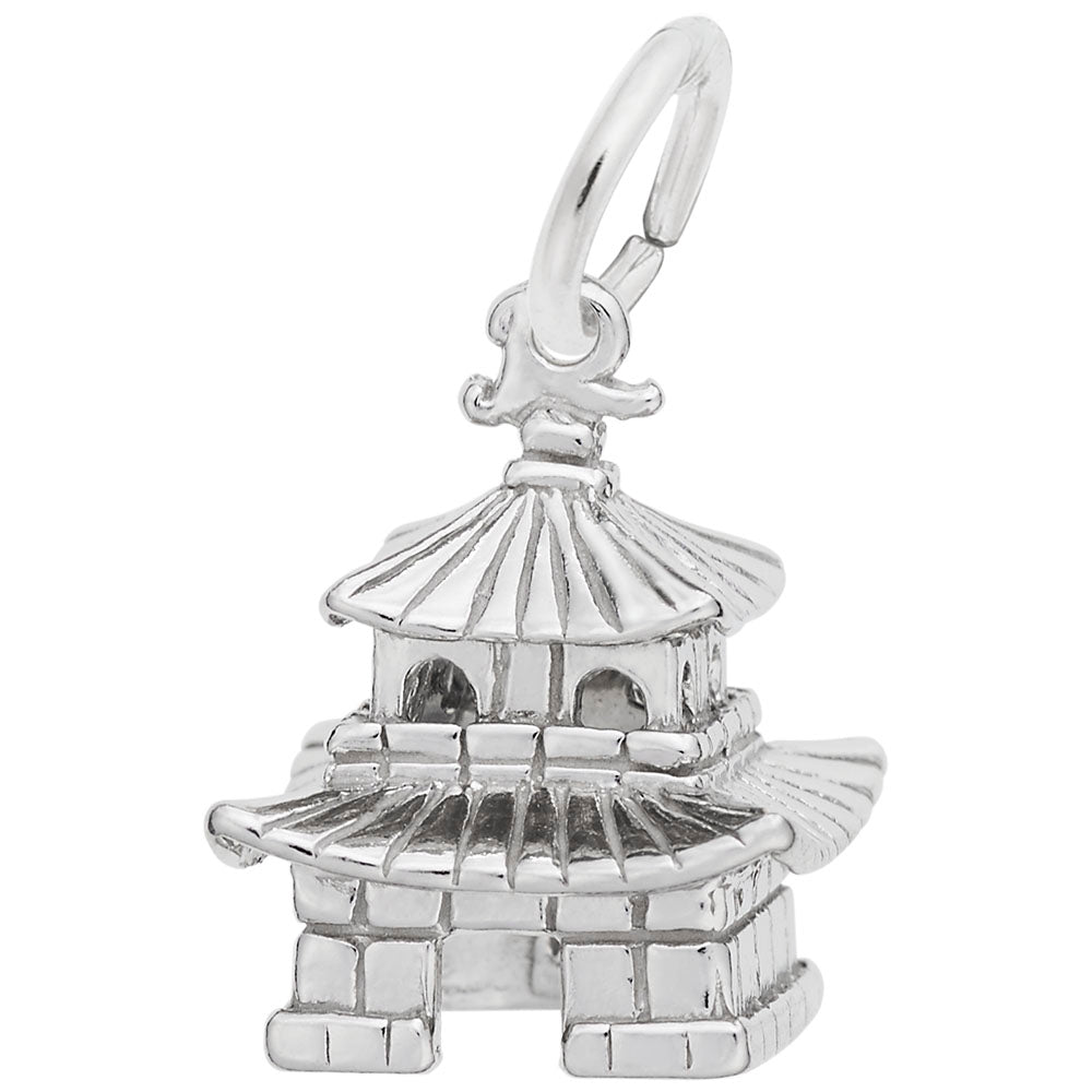 Oriental Temple Charm for Travel Lovers - Unique Jewelry Gift 2456