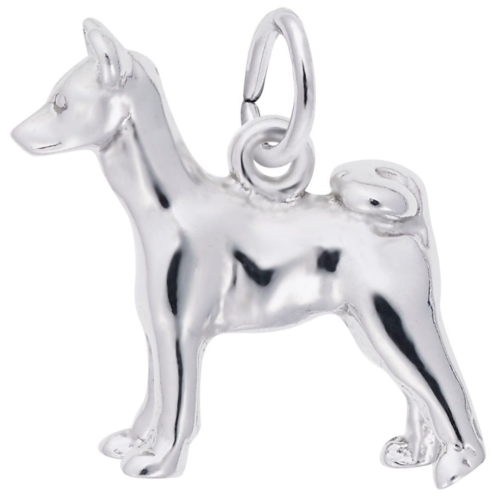 Basenji Dog Charm - Unique Pet Jewelry for Dog Lovers 2469