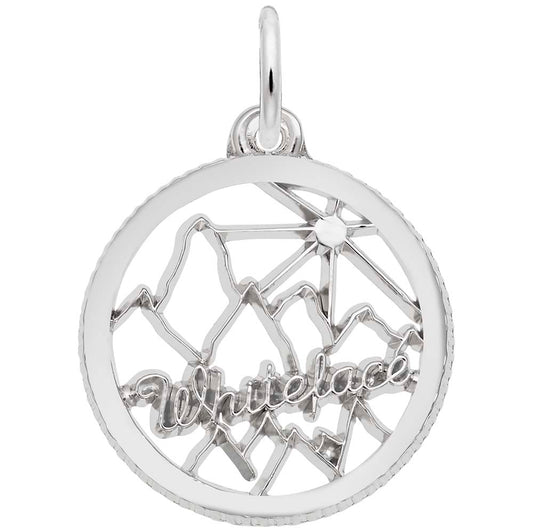 Whiteface Mountain Disc Charm