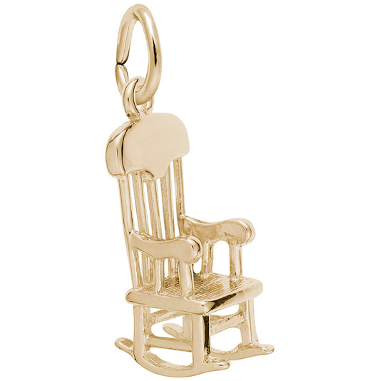 Rocking Chair Charm for Grandparents - Family Friendship Jewelry 2474