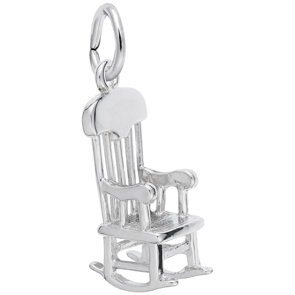 Rocking Chair Charm for Grandparents - Family Friendship Jewelry 2474