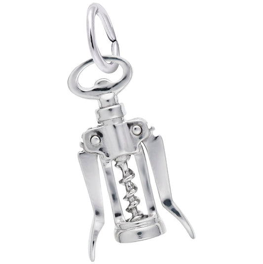 Elegant Corkscrew Charm for Wine Lovers - Perfect Gift Accessory 2477