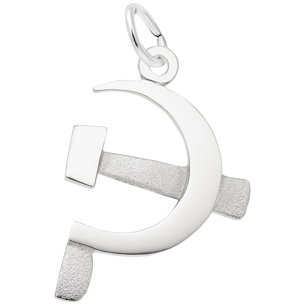 Authentic Hammer & Sickle Charm - Russia Travel Souvenir 2482