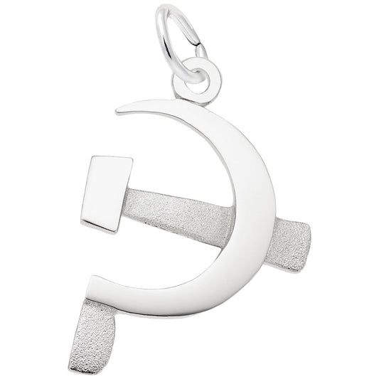 Authentic Hammer & Sickle Charm - Russia Travel Souvenir 2482