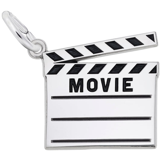 Movie Clapboard Charm - Perfect Gift for Film Lovers & Collectors 2489