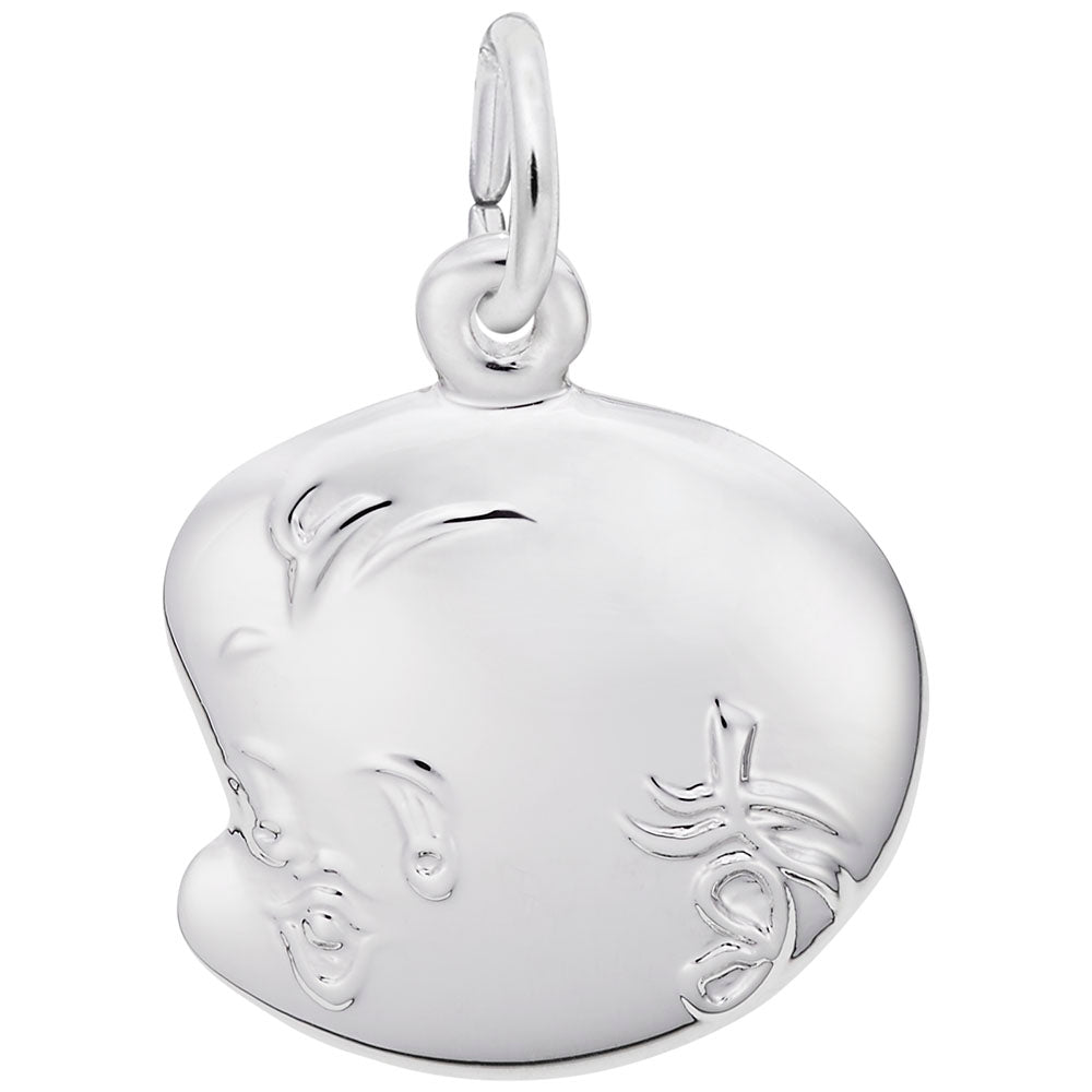 Adorable Baby Face Charm for Family & Friendship Jewelry 2500
