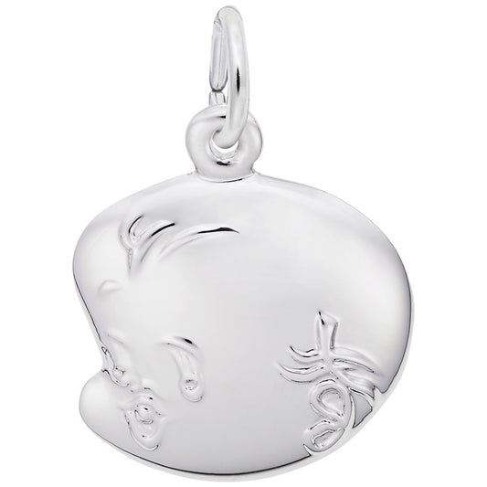 Adorable Baby Face Charm for Family & Friendship Jewelry 2500