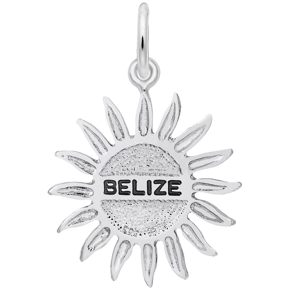 Belize Sun Large Charm - Tropical Island Travel Jewelry Accessory 2525