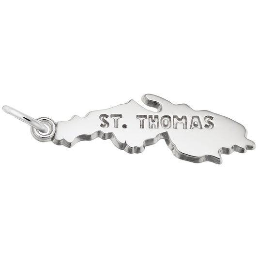St. Thomas Island Charm - Travel Souvenir Jewelry for Adventurers 2543