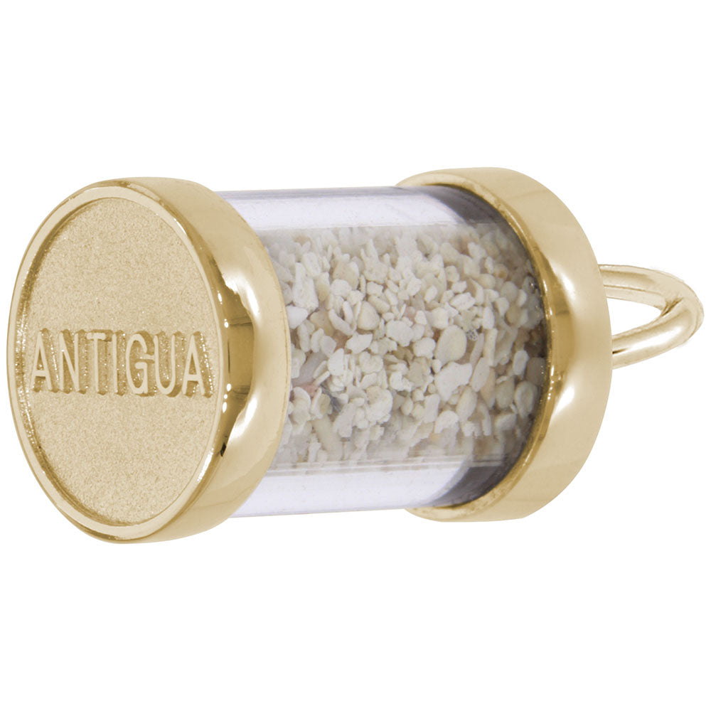 Island Sand Capsule Charm - Unique Travel Keepsake Jewelry 2574