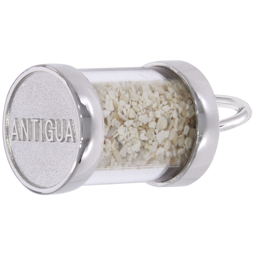 Island Sand Capsule Charm - Unique Travel Keepsake Jewelry 2574