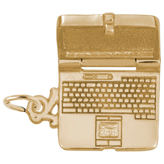 Charming Laptop Computer Charm for Arts & Music Enthusiasts 2600