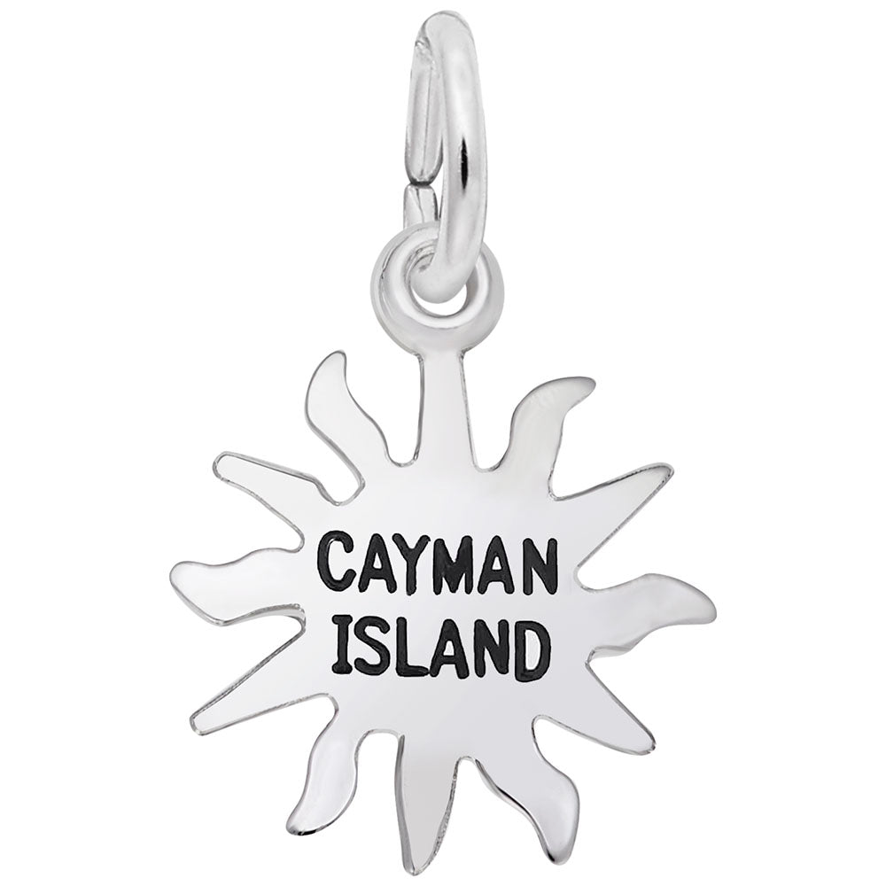 Cayman Island Sun Charm - Tropical Travel Jewelry for Adventurers 2610