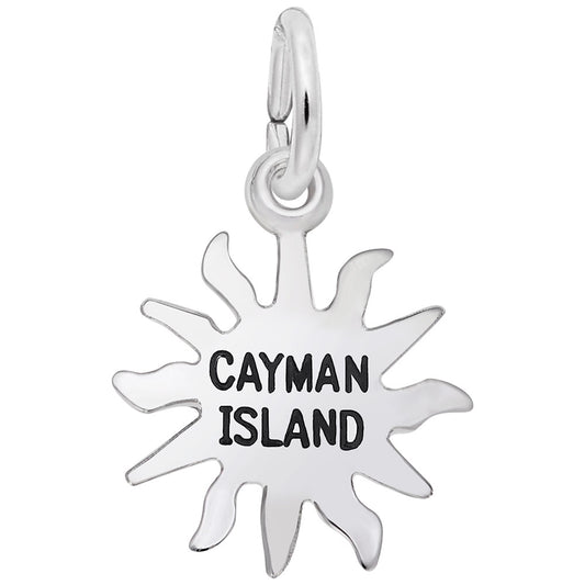 Cayman Island Sun Charm - Tropical Travel Jewelry for Adventurers 2610
