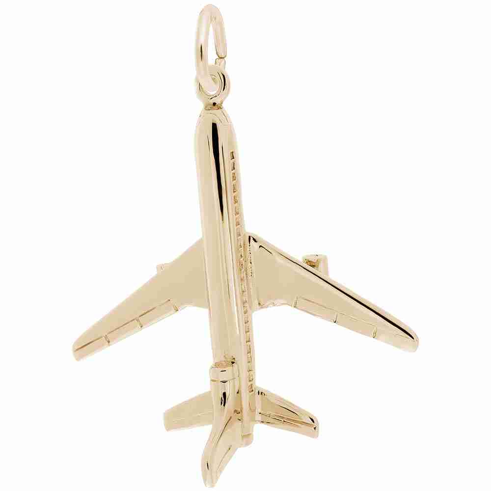 New L-1011 Plane Charm - Elegant Aviation Jewelry for Collectors 2620