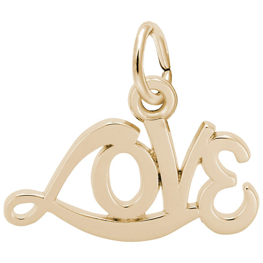 Elegant Love Script Charm for Marriage - Perfect Gift Idea 2634
