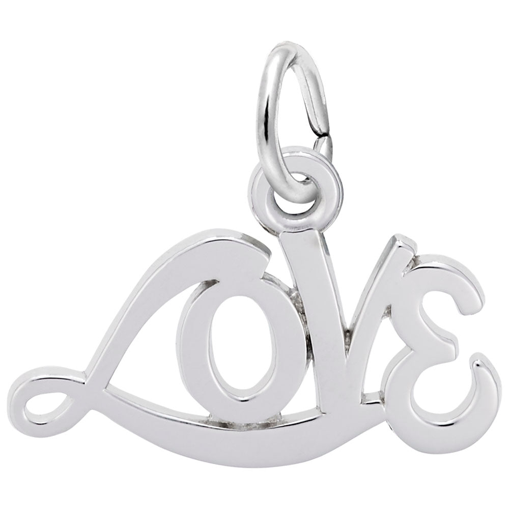 Elegant Love Script Charm for Marriage - Perfect Gift Idea 2634