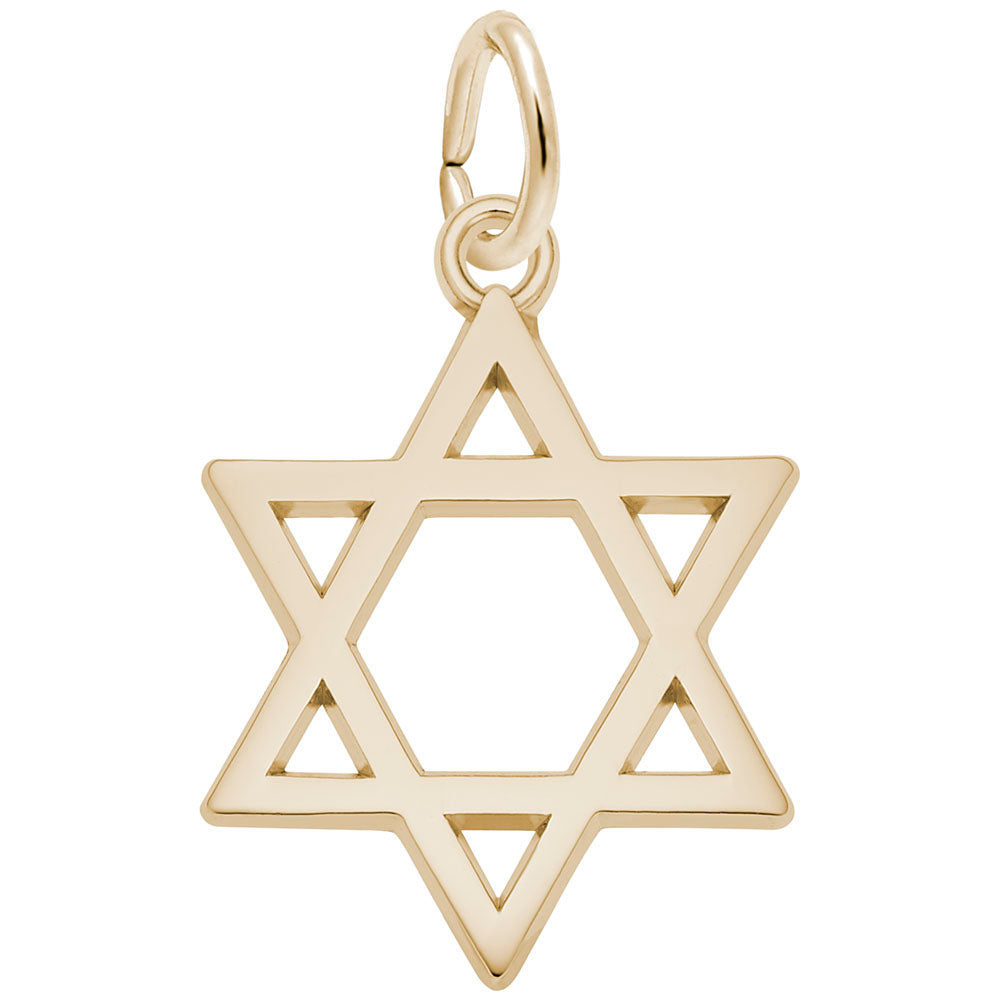 Star of David Charm - Elegant Religious Jewelry for Special Occasions 2642