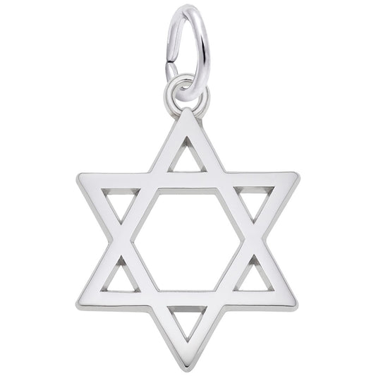 Star of David Charm - Elegant Religious Jewelry for Special Occasions 2642