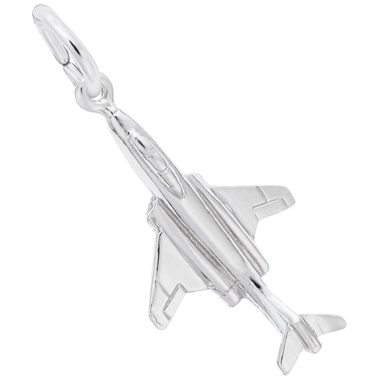 F11 Jet Plane Charm - Aviation Jewelry for Travel Enthusiasts 2645