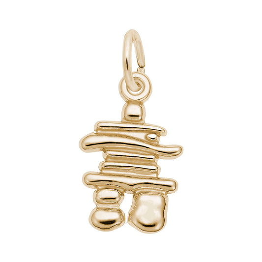 Canada Inukshuk Accent Charm - Symbol of Patriotism & Unity 2647
