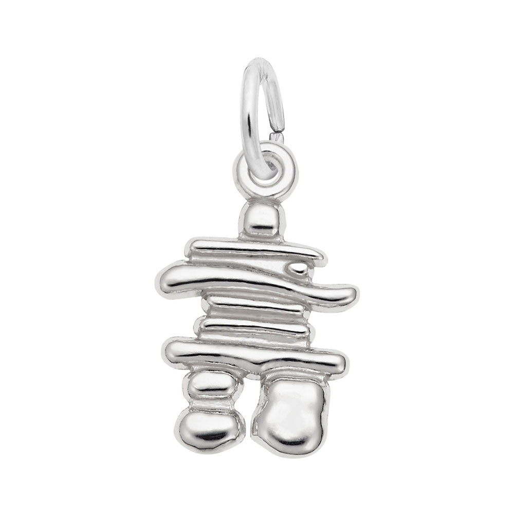 Canada Inukshuk Accent Charm - Symbol of Patriotism & Unity 2647