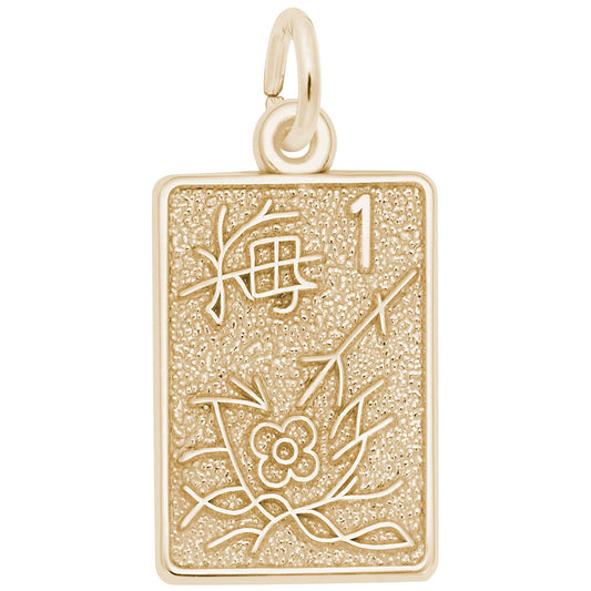 Mahjong Tile Charm for Good Luck in Gaming & Gambling Fun 2648