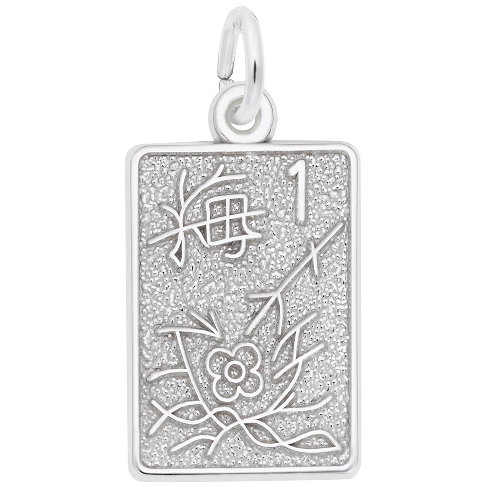 Mahjong Tile Charm for Good Luck in Gaming & Gambling Fun 2648