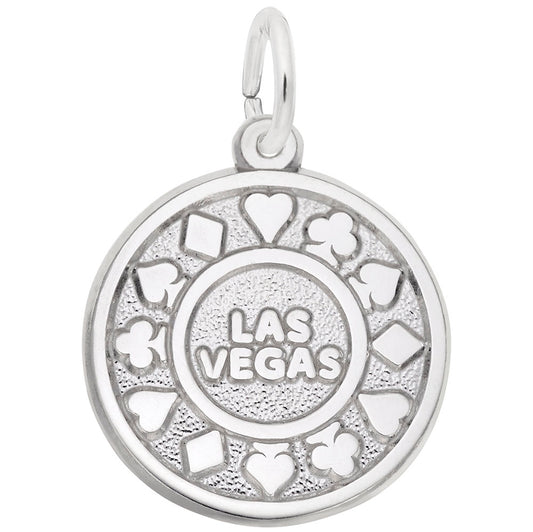 Las Vegas Chip Disc Charm
