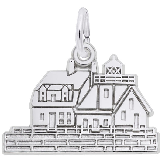 Rockland ME Lighthouse Charm - Nautical Jewelry for Ocean Lovers 2652