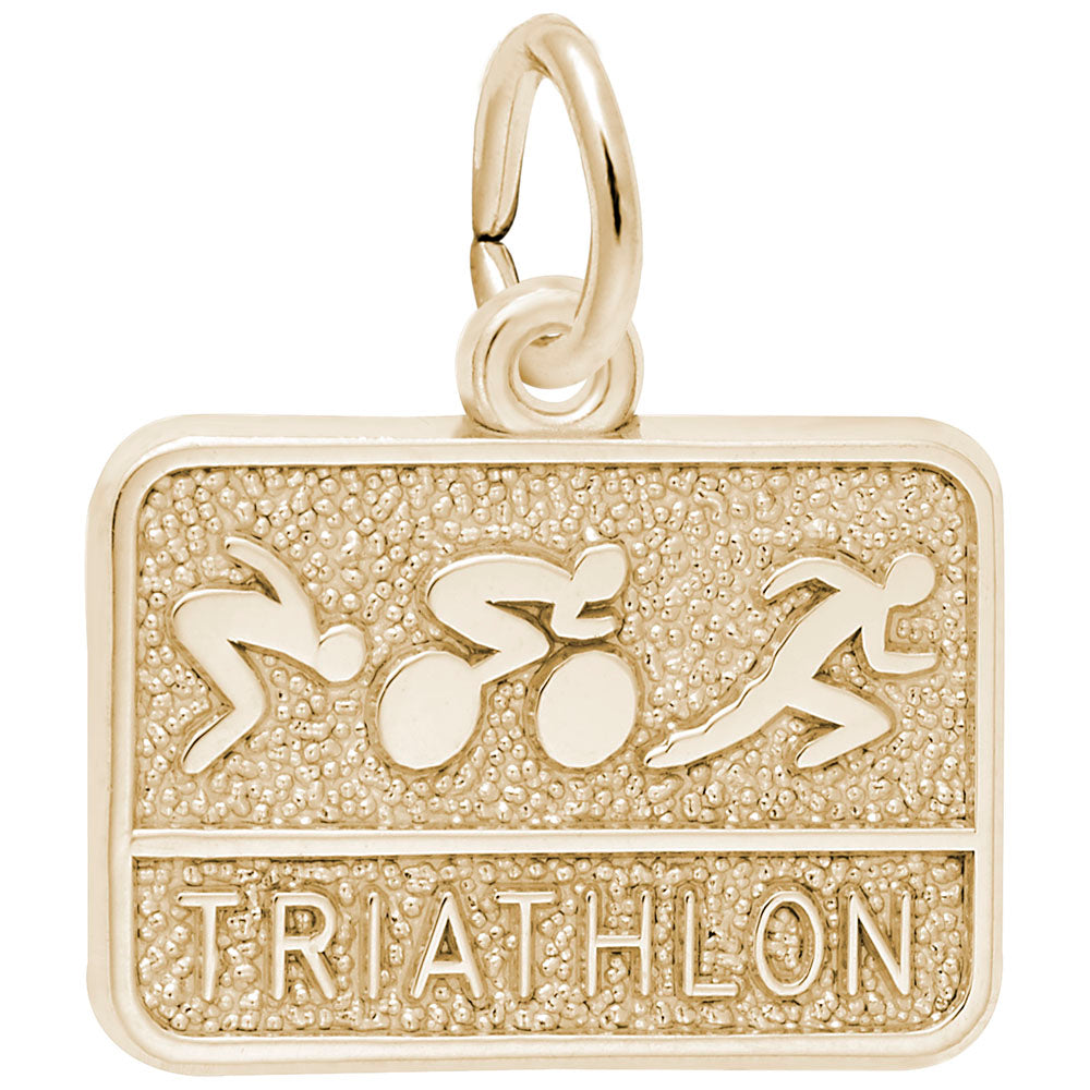 Triathlon Charm for Swim, Bike, Run Enthusiasts - Rembrandt 2670