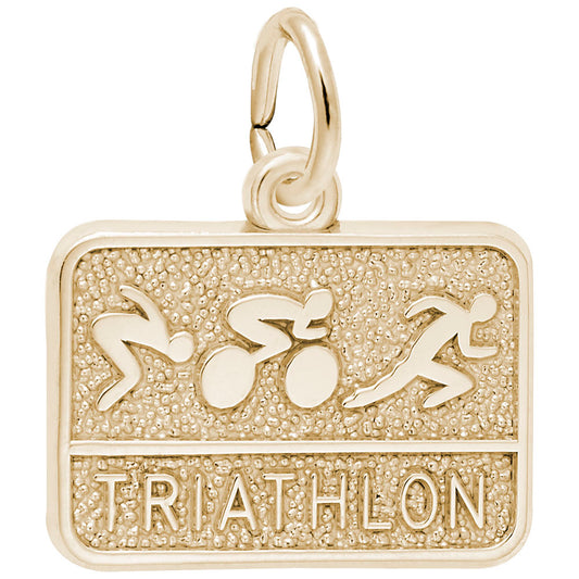 Triathlon Charm for Swim, Bike, Run Enthusiasts - Rembrandt 2670