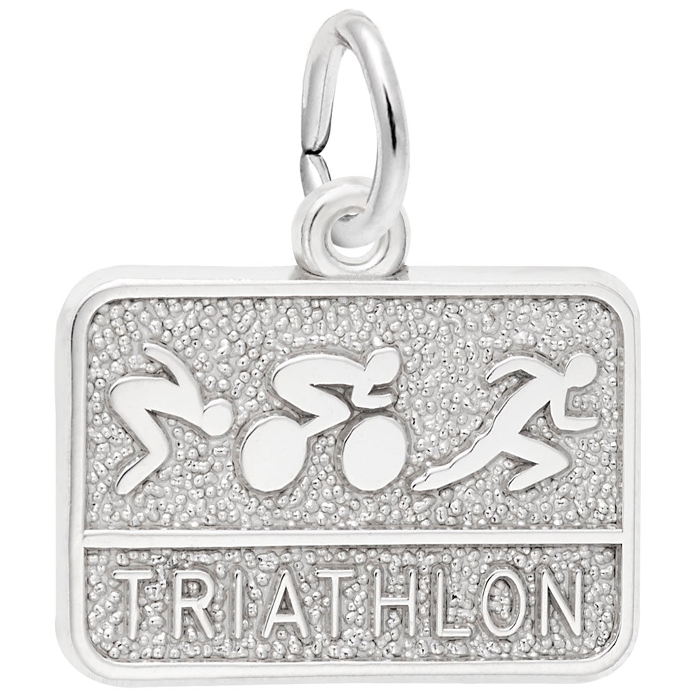 Triathlon Charm for Swim, Bike, Run Enthusiasts - Rembrandt 2670