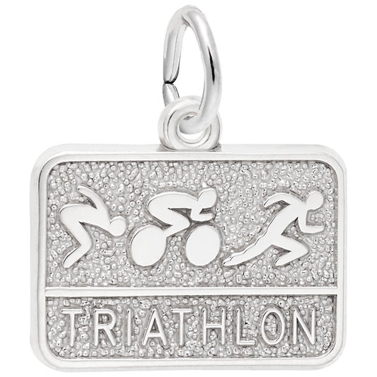 Triathlon Charm for Swim, Bike, Run Enthusiasts - Rembrandt 2670