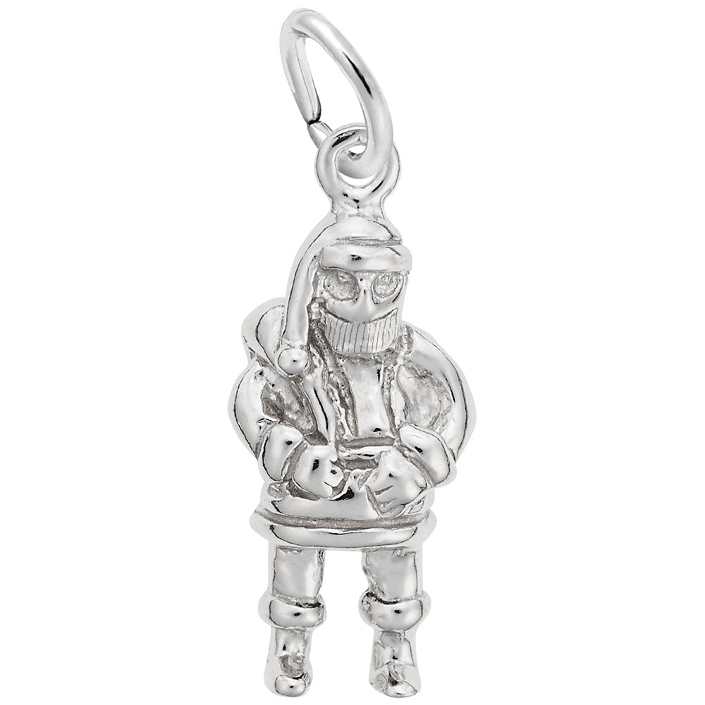 Festive Santa Charm for Holiday Jewelry - Perfect Christmas Gift 2675