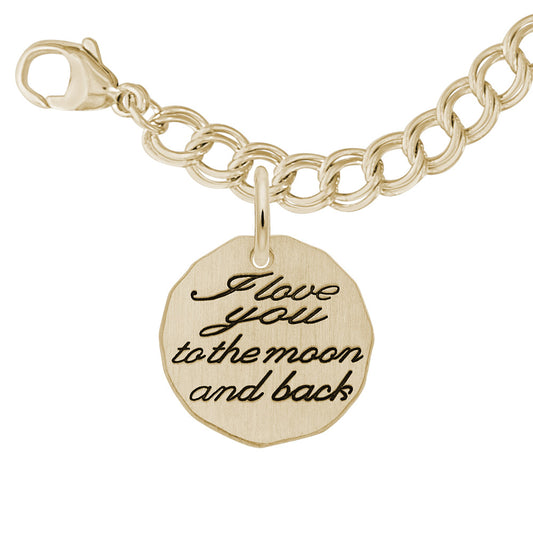 Moon and Back Bracelet Set
