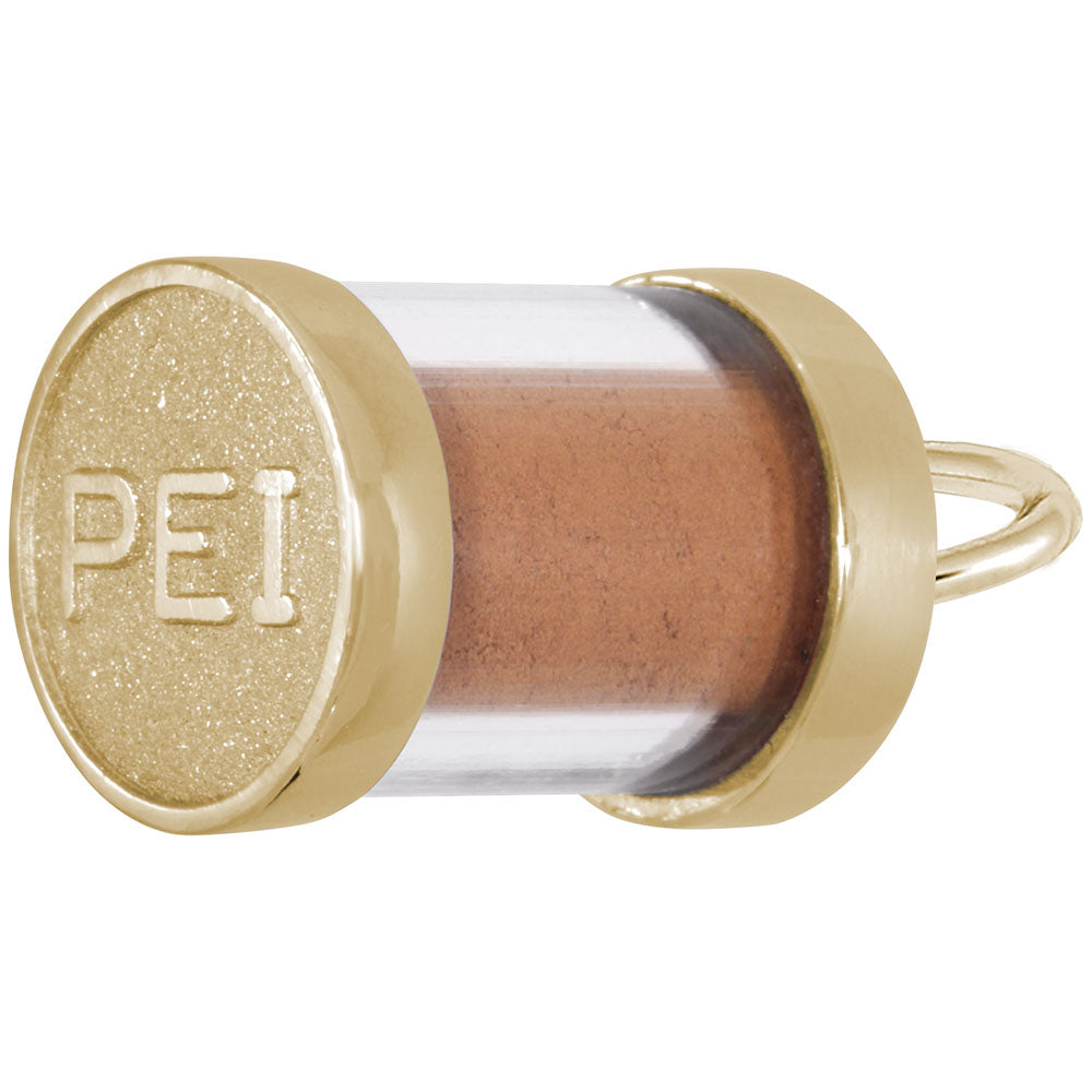 PEI Sand Capsule Charm - Unique Travel Keepsake from Prince Edward Island 2719
