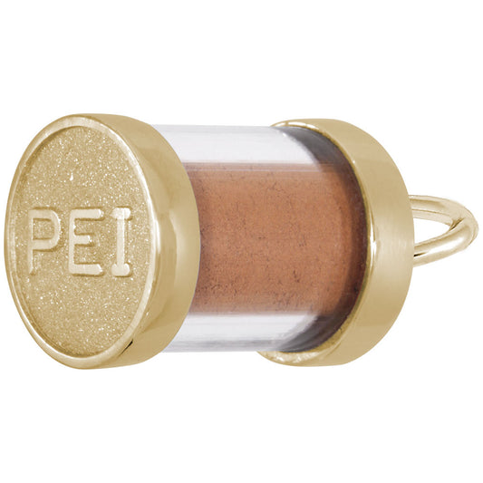 PEI Sand Capsule Charm - Unique Travel Keepsake from Prince Edward Island 2719