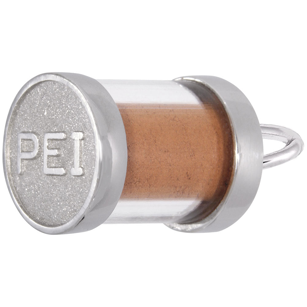 PEI Sand Capsule Charm - Unique Travel Keepsake from Prince Edward Island 2719
