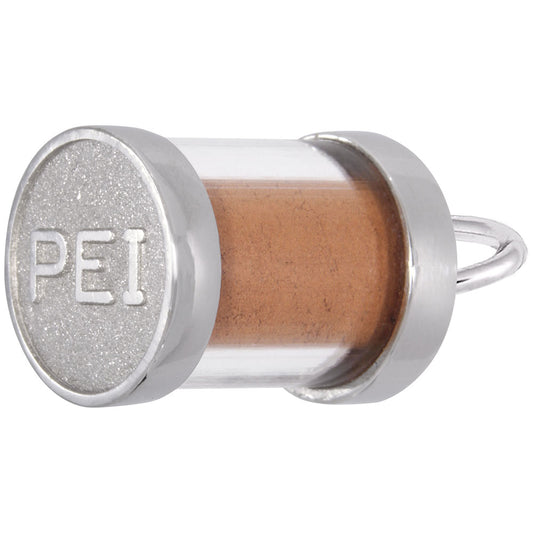 PEI Sand Capsule Charm - Unique Travel Keepsake from Prince Edward Island 2719