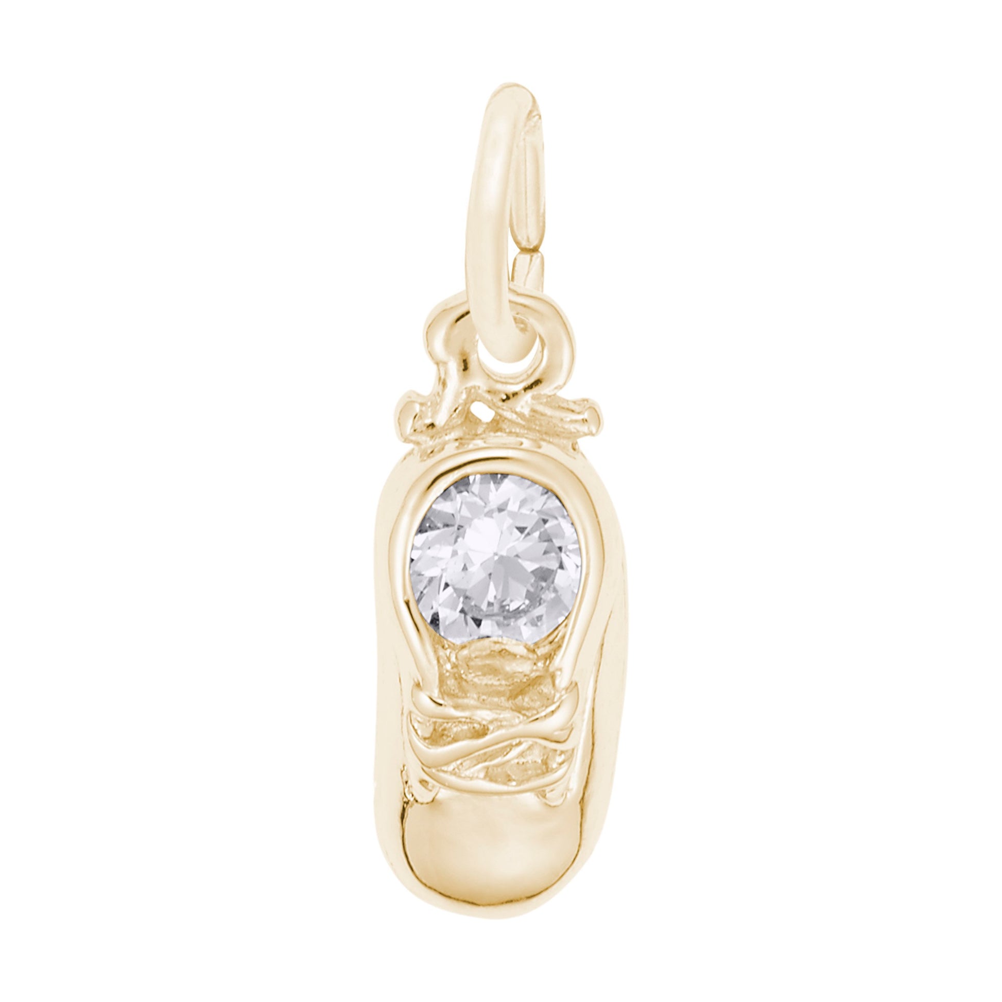April Baby Shoe Charm - Adorable Keepsake for Newborns & Moms 2734-004