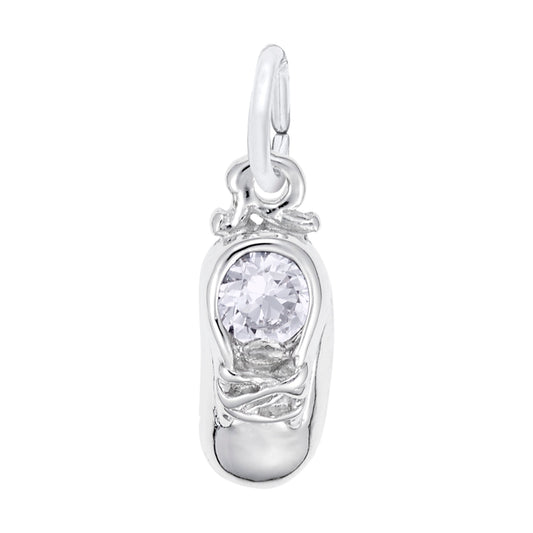 April Baby Shoe Charm - Adorable Keepsake for Newborns & Moms 2734-004