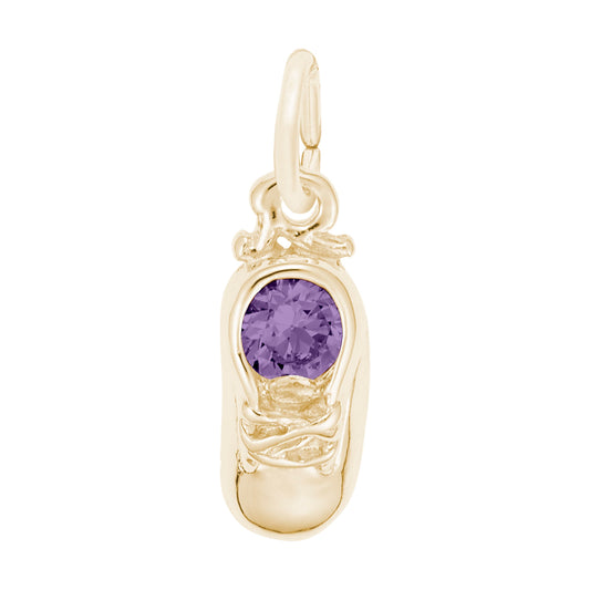 February Baby Shoe Charm - Celebrate Your Little One's Birth 2734-002