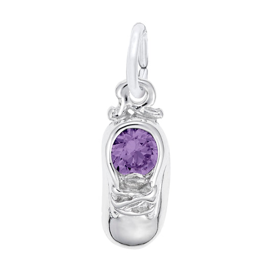 February Baby Shoe Charm - Celebrate Your Little One's Birth 2734-002